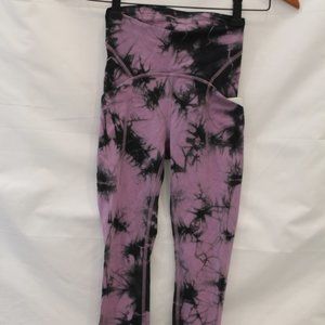Lululemon Purple Tie-Dye Leggings